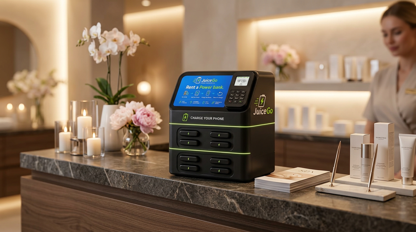 Stazione JuiceGo per estetica